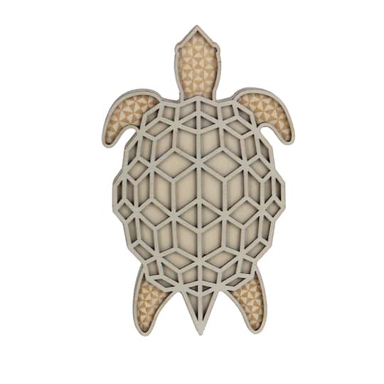 Jonathan Adler x Michaels 7.75" Geometric Turtle DIY Wood Décor